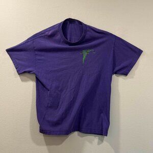 Grey 59 “Suicideboys Tonight We Ride” Purple Graphic Tee (size XL)